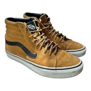 Vans Sk8 Hi Pro Brown Black Skateboard Shoes Sneakers US M6/W7.5